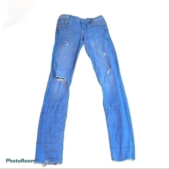 Zara skinny distressed jeans - Picture 1 of 9